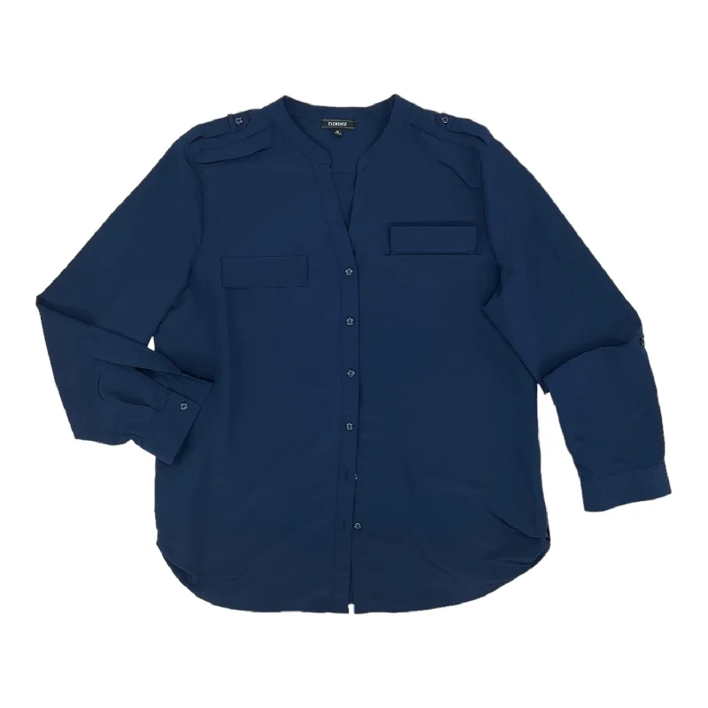 Members Only BLUE TOP LS by ELEMENTZ Size:XL