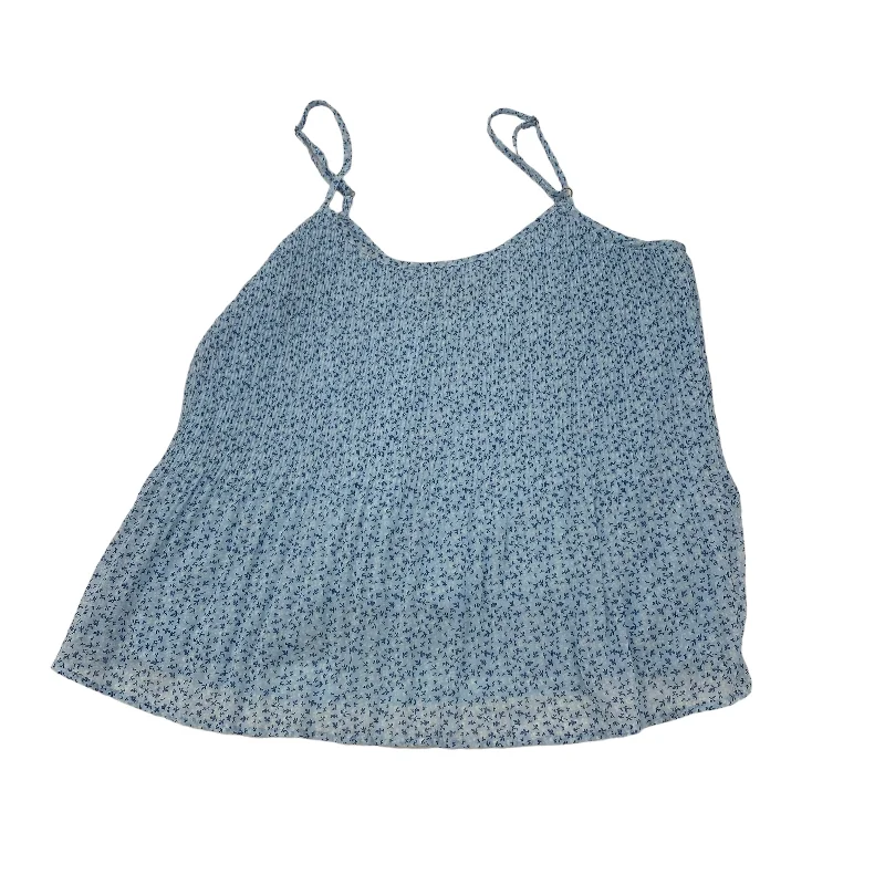 Exclusive Preview BLUE TOP SLEEVELESS by ABERCROMBIE AND FITCH Size:XS