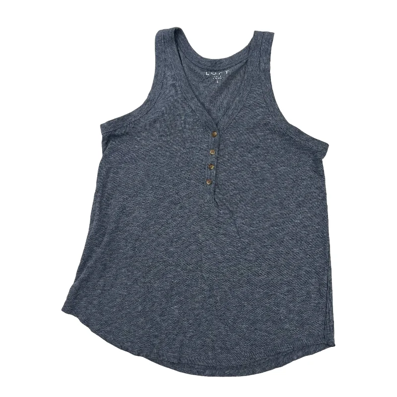 Fantastic Offers BLUE TOP SLEEVELESS by LOFT Size:S