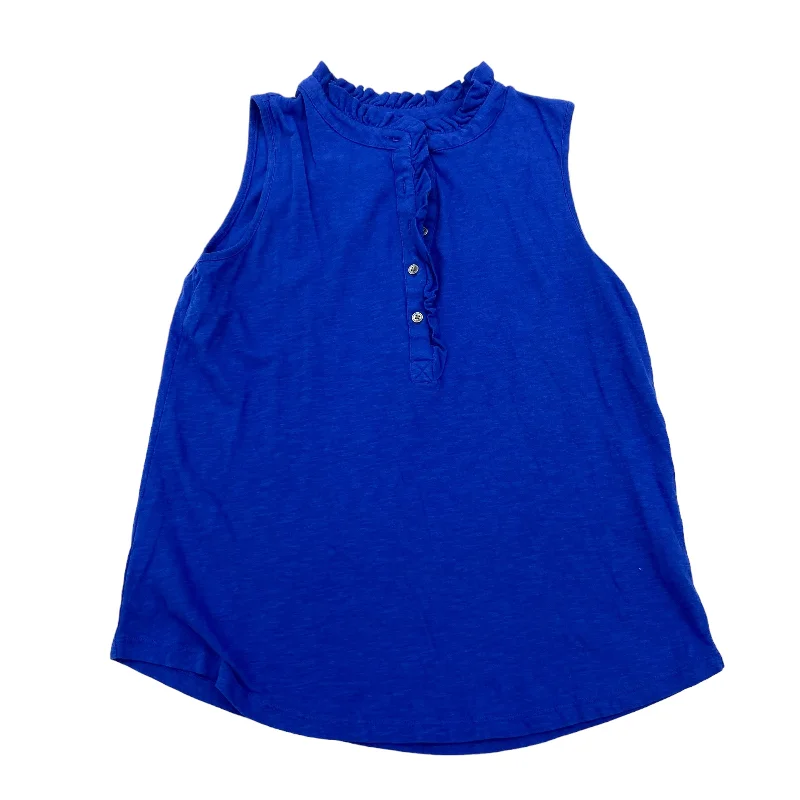 Major Savings BLUE TOP SLEEVELESS by LOFT Size:XS