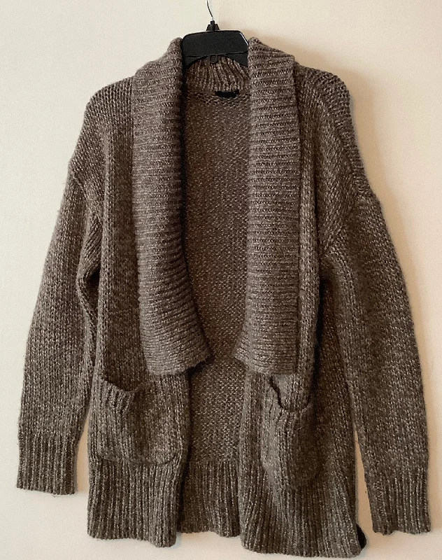 Overstock Cardigan By Ann Taylor In Brown, Size: S