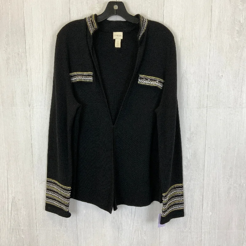 Super Deal Cardigan By Chicos In Black, Size: Xl