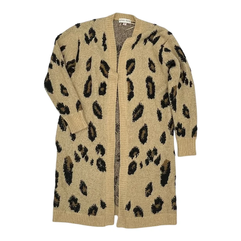 Grand Opening Sale Cardigan By Knox Rose In Animal Print, Size:Xs