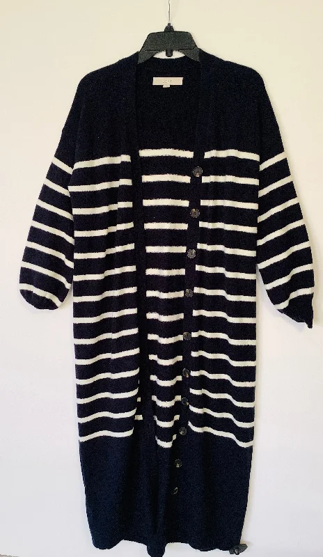 Markdowns Cardigan By Loft In Blue, Size: M