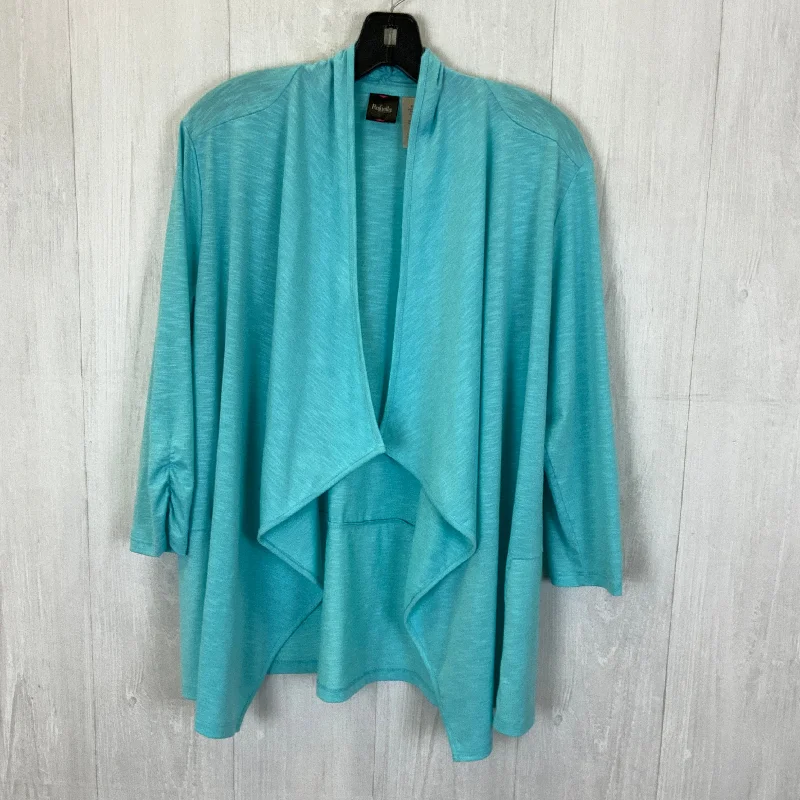 Great Bargains Cardigan By Rafaella In Blue, Size: Xl
