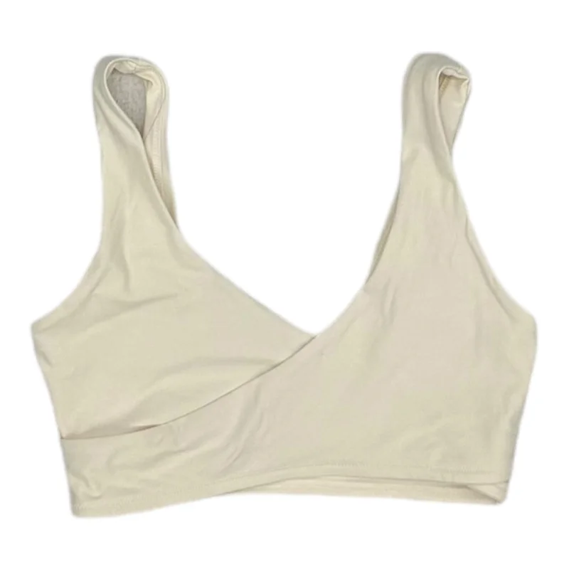 Daily Deals CREAM ATHLETIC BRA by FABLETICS Size:S