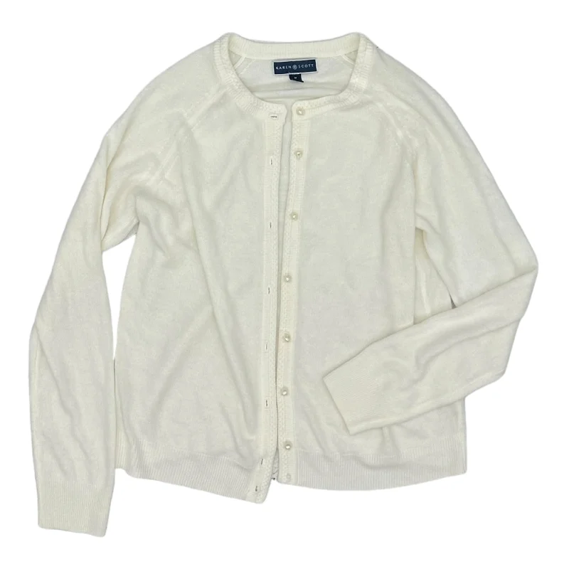Price Reduction CREAM CARDIGAN by KAREN SCOTT Size:M