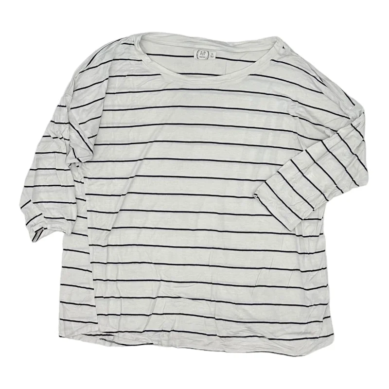 Clearance Event CREAM TOP 3/4 SLEEVE by MAURICES Size:XL