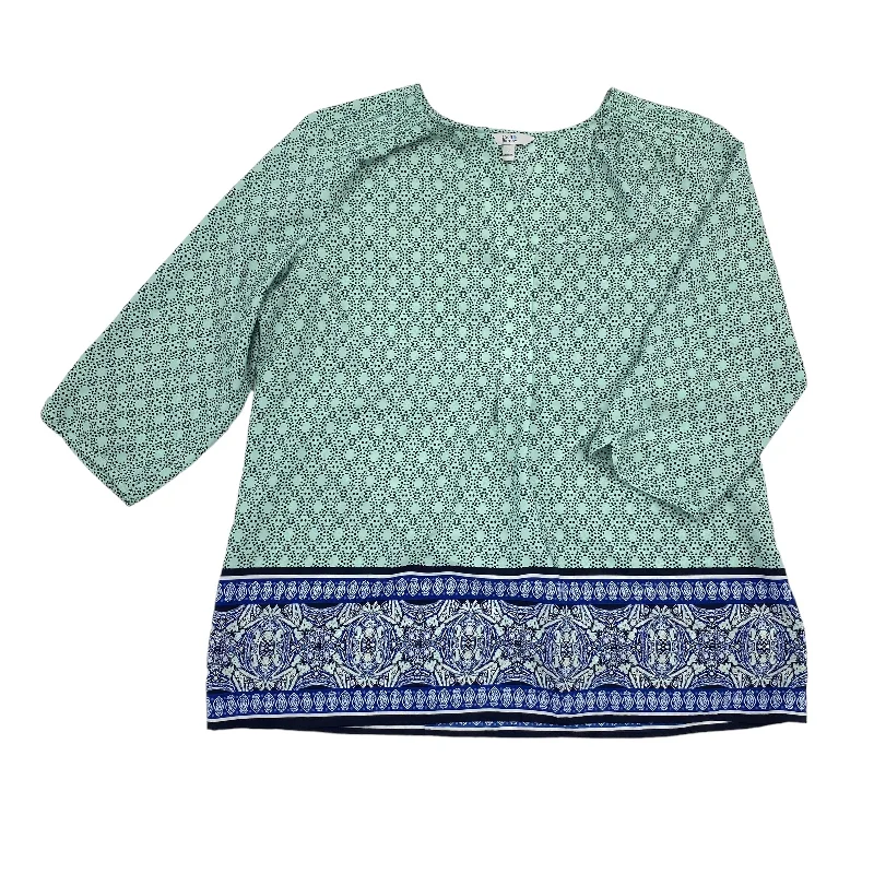 Amazing Deals GREEN CROFT AND BARROW TOP 3/4 SLEEVE, Size L