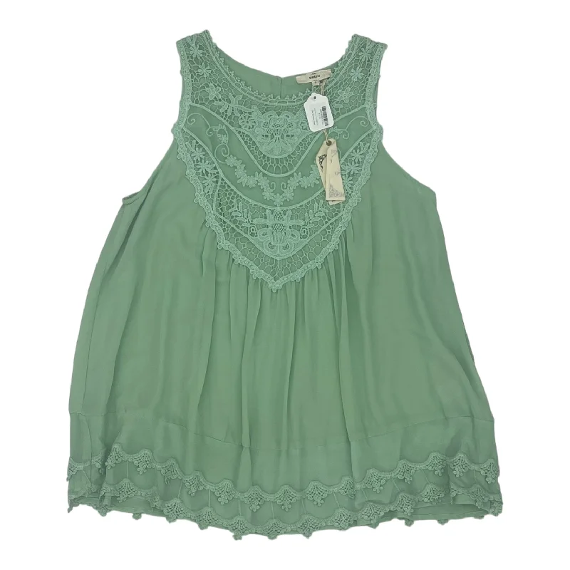 Limited Time GREEN ENTRO TOP SLEEVELESS, Size S