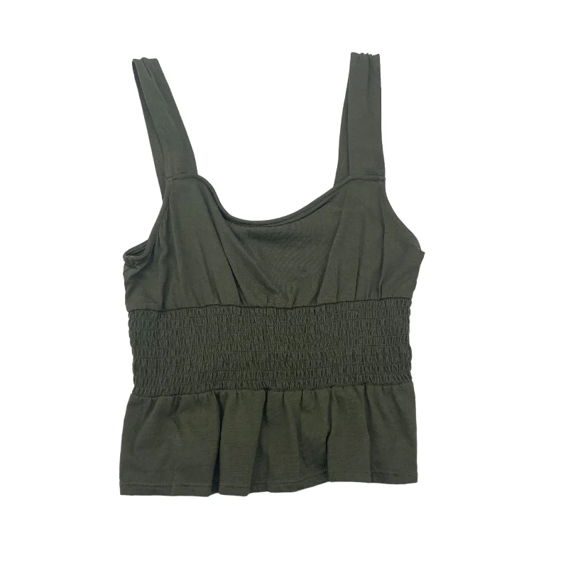 New Markdowns GREEN EXPRESS TOP SLEEVELESS, Size XS