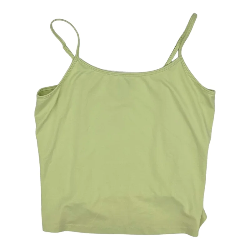 Early Access GREEN TOP SLEEVELESS by LANE BRYANT Size:1X