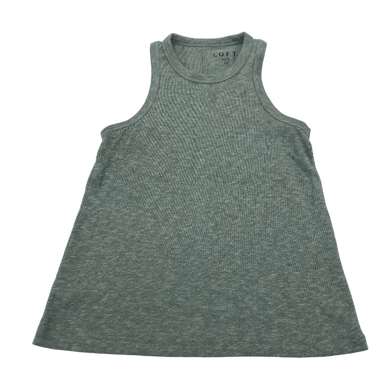 Online Only GREEN TOP SLEEVELESS by LOFT Size:XS