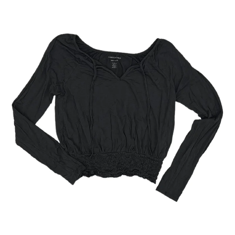 Steals and Deals GREY TOP LS by AMERICAN EAGLE Size:XS