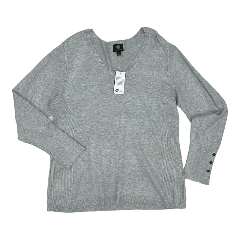Buy More, Save More GREY TOP LS by JM COLLECTIONS Size:XL