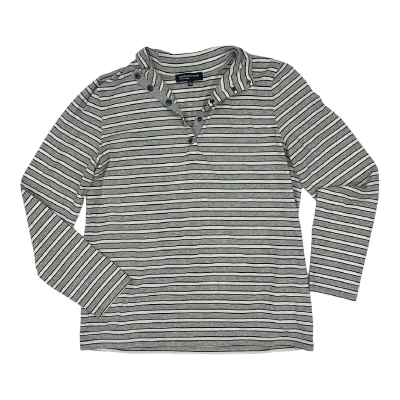 Reduced Prices GREY TOP LS by JONES NEW YORK Size:XL
