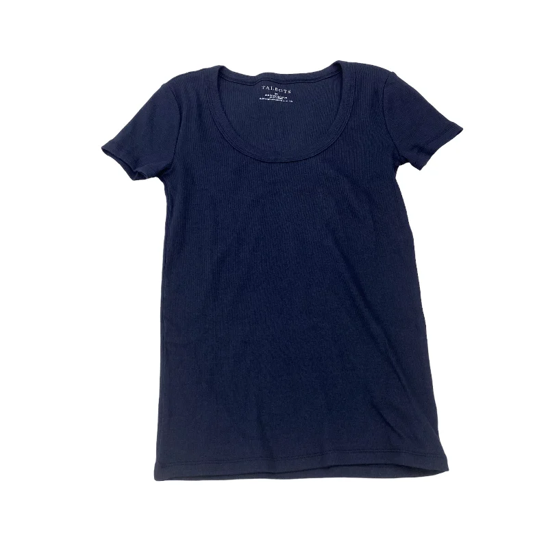 Today's Special NAVY TALBOTS TOP SS BASIC, Size XS