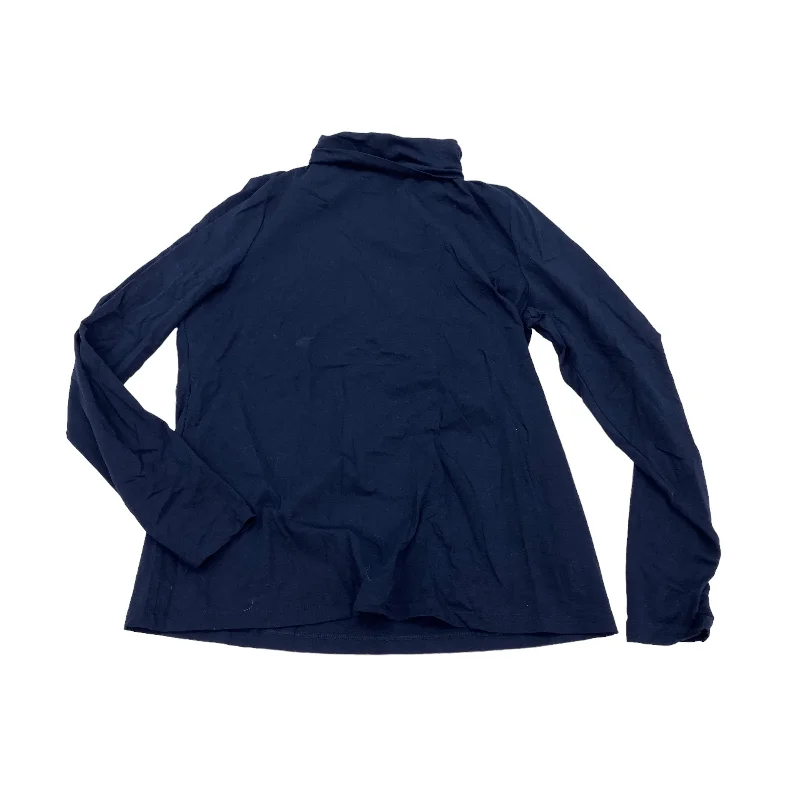 Super Bargain NAVY TOP LS by LANDS END Size:XL