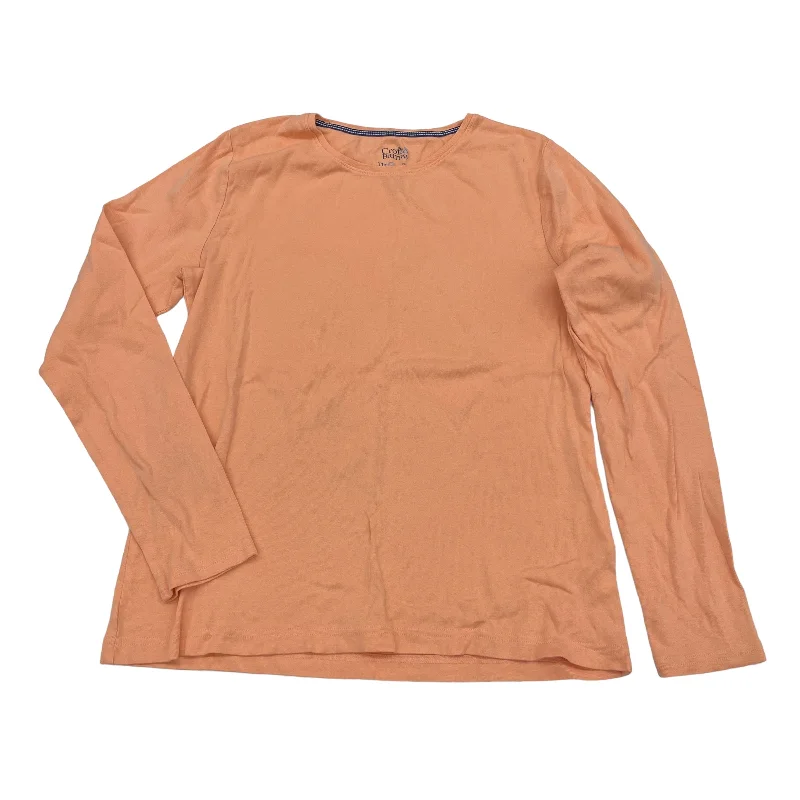 Discount Extravaganza PEACH TOP LS by CROFT AND BARROW Size:S