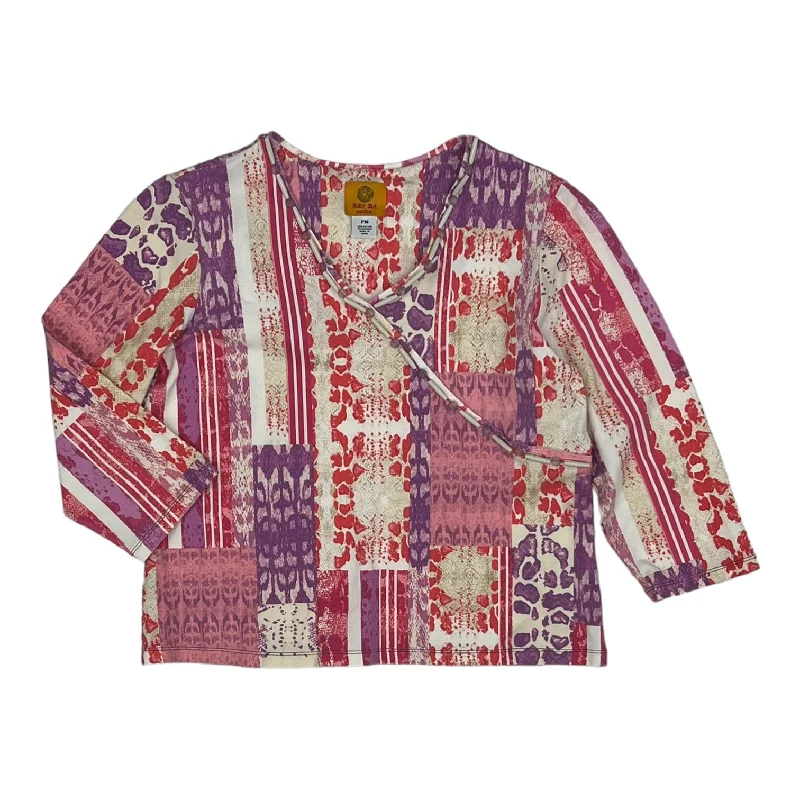 Inventory Reduction PINK TOP 3/4 SLEEVE by RUBY RD Size:M