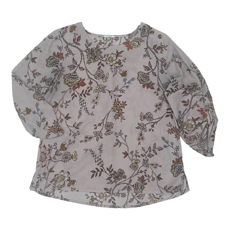 Value Deals PURPLE MAURICES TOP 3/4 SLEEVE, Size L