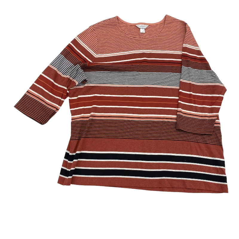 Big Discounts RED TOP 3/4 SLEEVE by CJ BANKS Size:3X