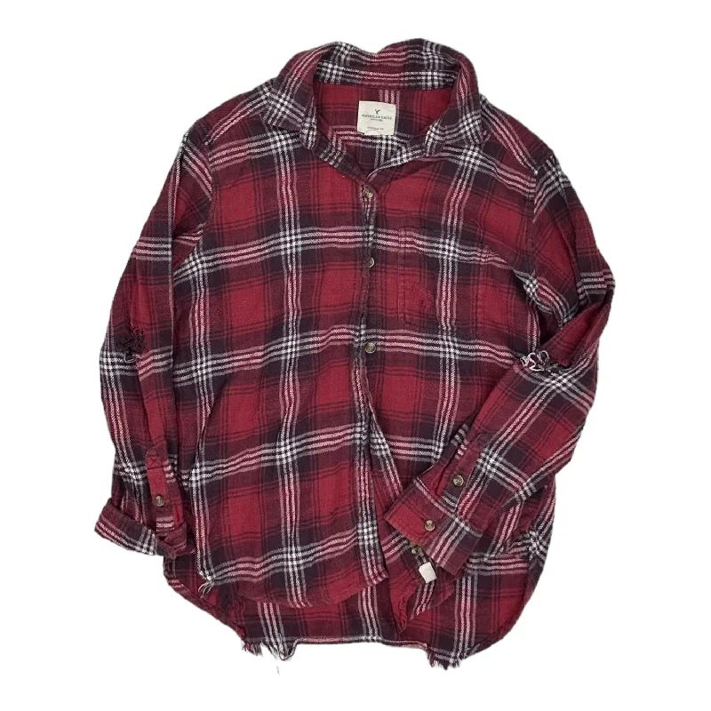 Unmissable Offer RED TOP LS by AMERICAN EAGLE Size:S