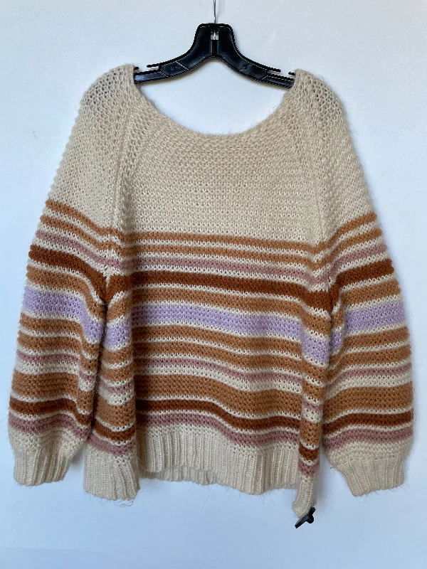 Massive Deals Sweater By Cmf In Striped Pattern, Size: L