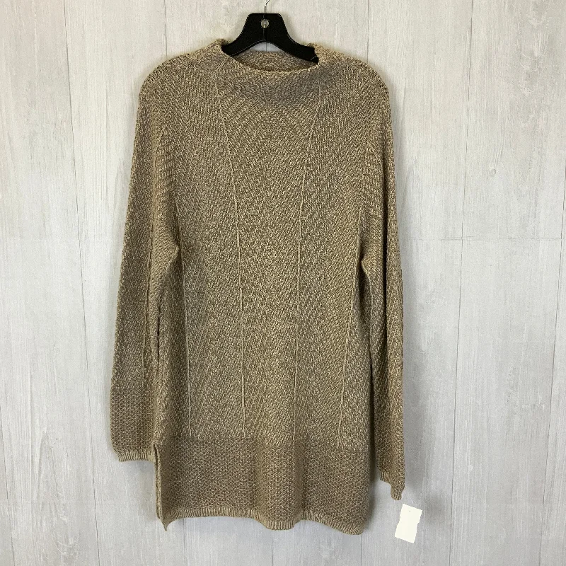 Savings Galore Sweater By Eight Eight Eight In Tan, Size: Xl
