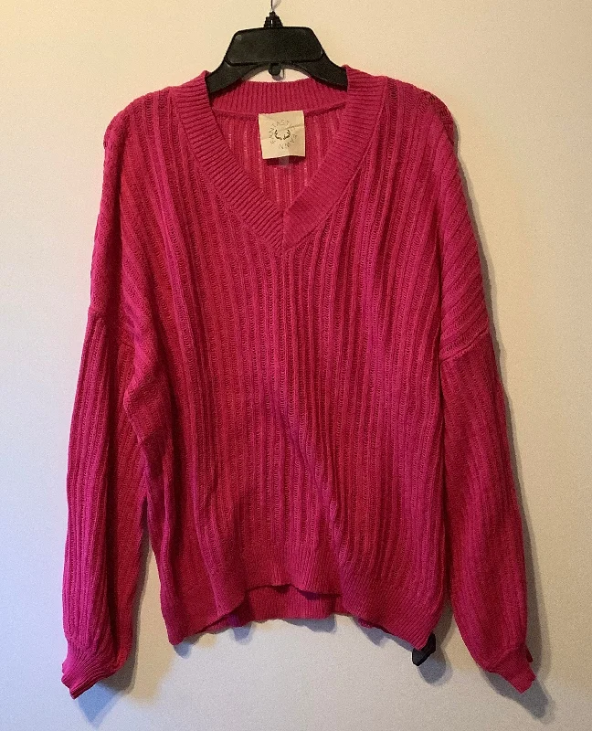 Fantastic Deals Sweater By Fantastic Fawn In Pink, Size: S