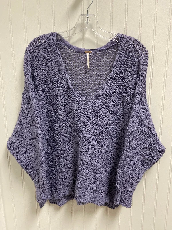 Unbeatable Prices Sweater By Free People In Purple, Size: Xs