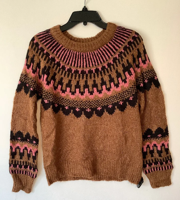 Price Cut Sweater By Knox Rose In Brown, Size: S