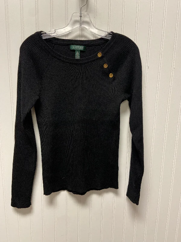 Huge Savings Sweater By Lauren By Ralph Lauren In Black, Size: Lp