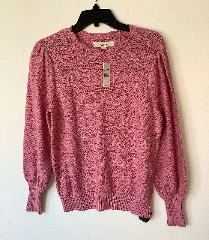Major Savings Sweater By Loft In Pink, Size: L