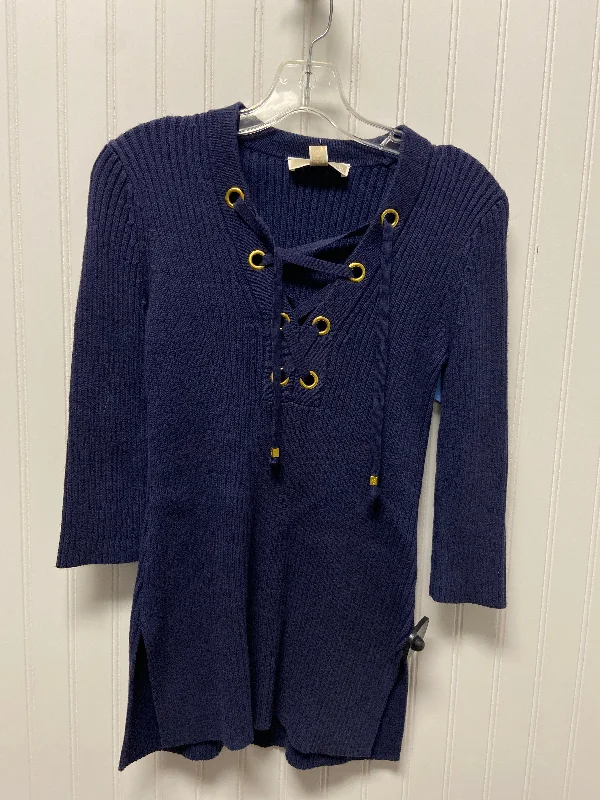 Overstock Sweater By Michael By Michael Kors In Blue, Size: Xs