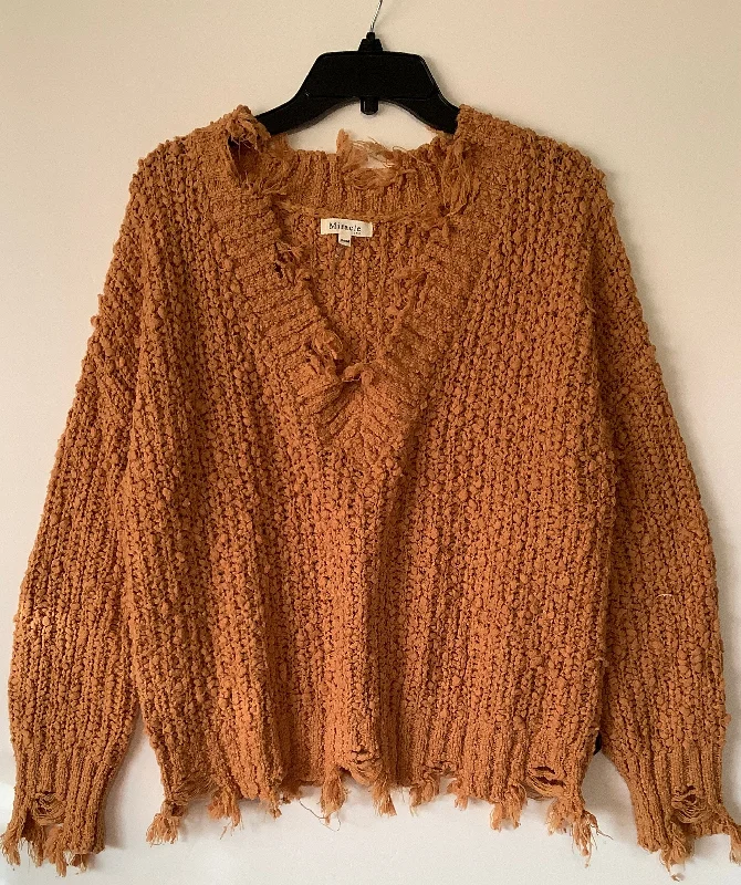 Stock Up and Save Sweater By Miracle In Yellow, Size: M