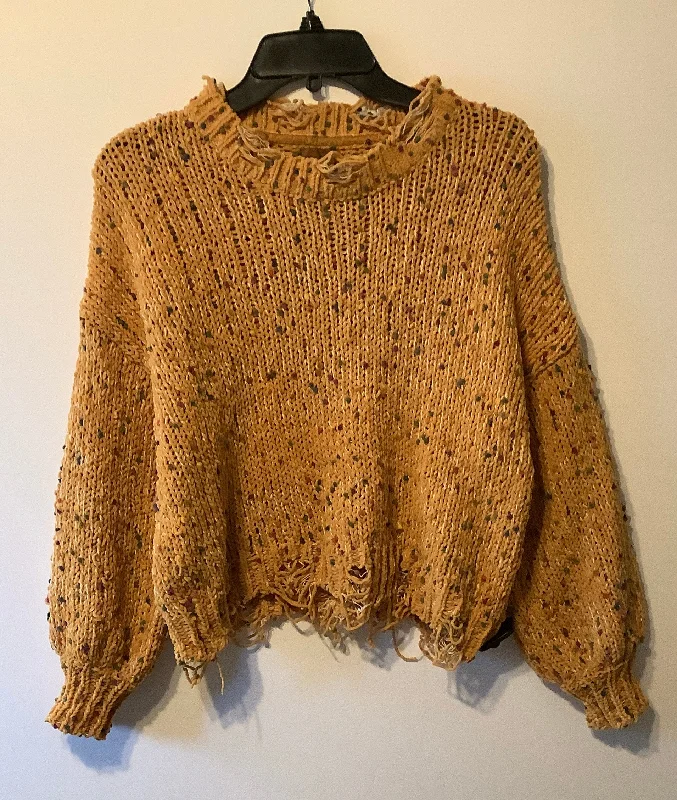Closeout Sweater By Pol In Yellow, Size: S