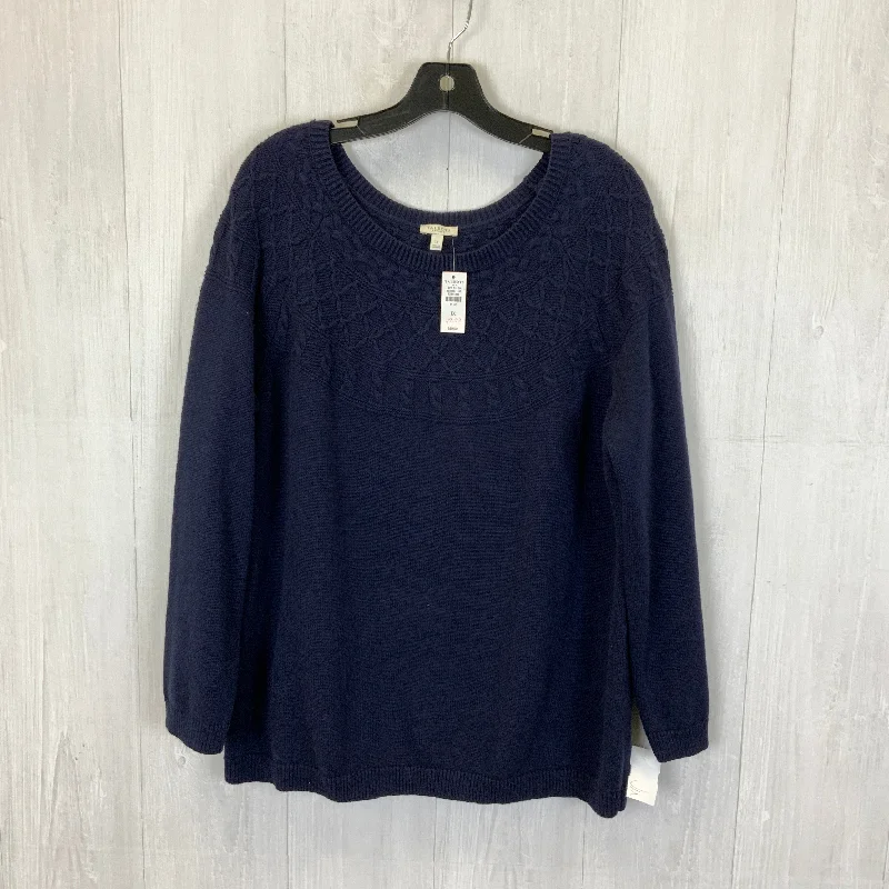 Deal Dash Sweater By Talbots In Navy, Size: 1x