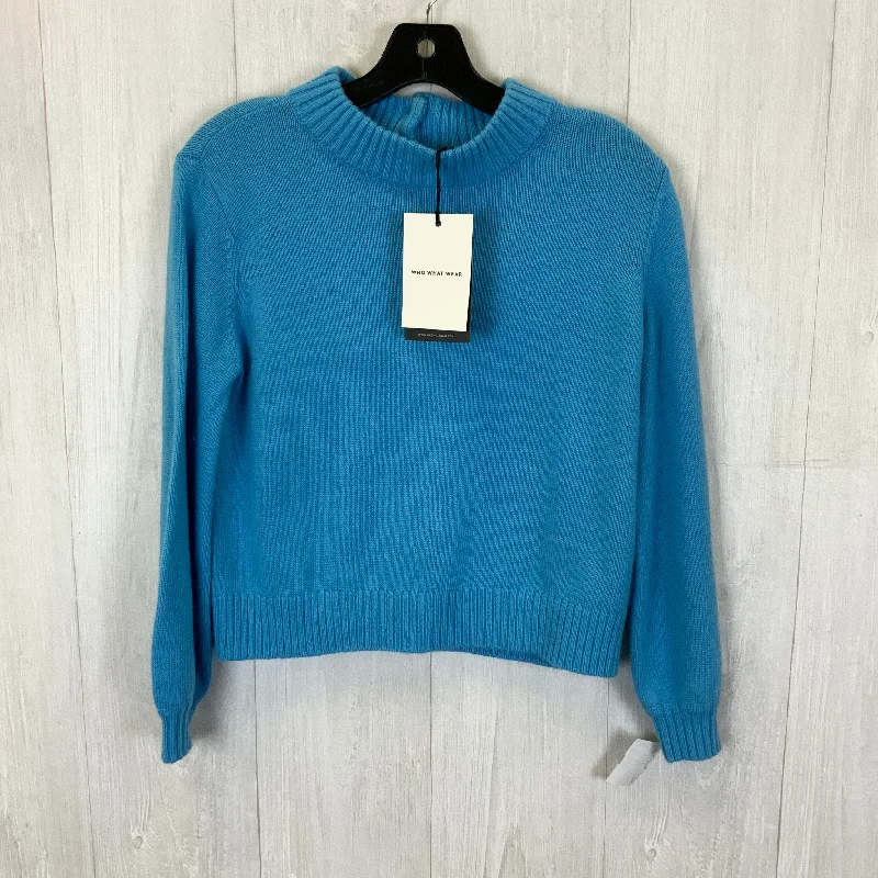Hurry In Sweater By Who What Wear In Blue, Size: S
