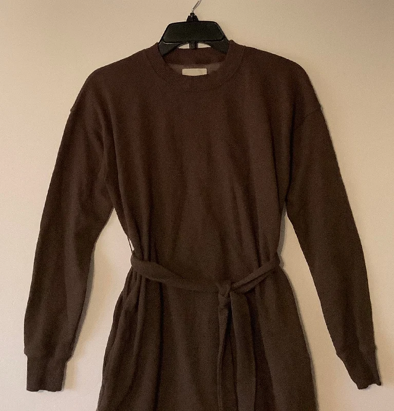 Weekend Flash Sale Sweatshirt Collar By American Eagle In Brown, Size: Xxs