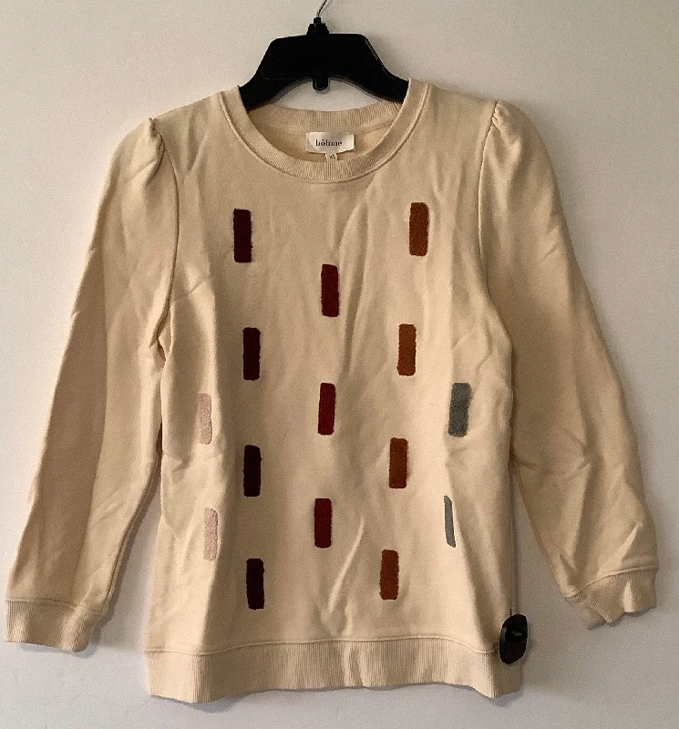 Buy Now Sweatshirt Collar By Bohme In Cream, Size: Xs