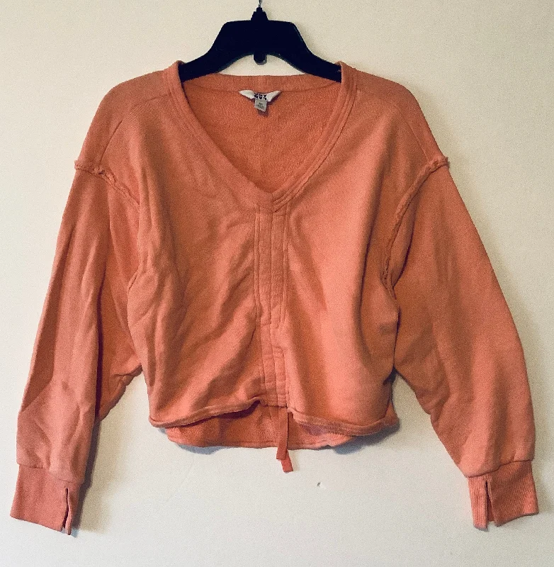 Deal Dash Sweatshirt Collar By Joy Lab In Pink, Size: Xs