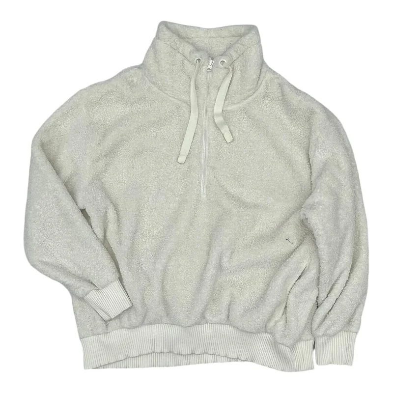 Extra Discounts Sweatshirt Collar By Members Mark In Cream, Size:Xl