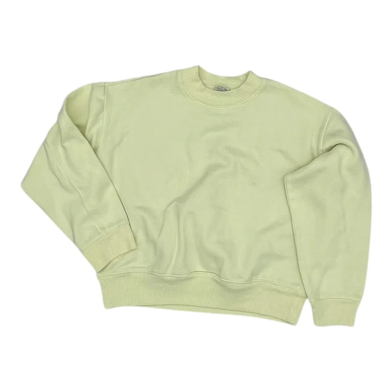 YEAR-End Sale Sweatshirt Crewneck By A New Day In Yellow, Size:M