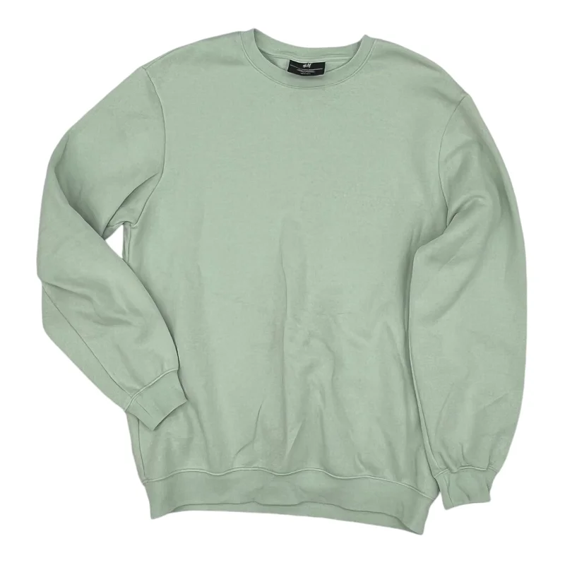 Lowest Price Sweatshirt Crewneck By H&M In Green, Size:M