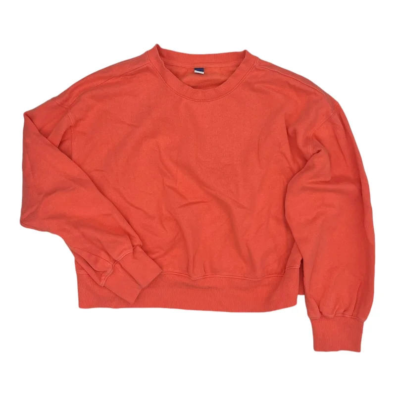 Price Blitz SWEATSHIRT CREWNECK by OLD NAVY In ORANGE, Size: L