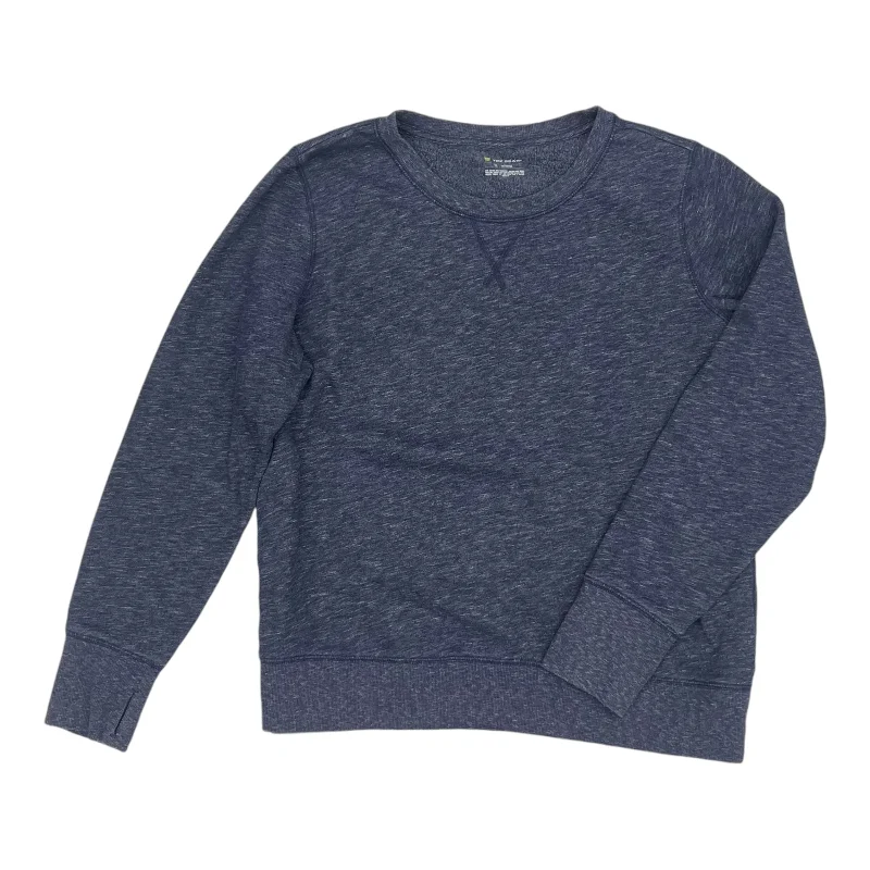The Best Prices Sweatshirt Crewneck By Tek Gear In Blue, Size:Xl