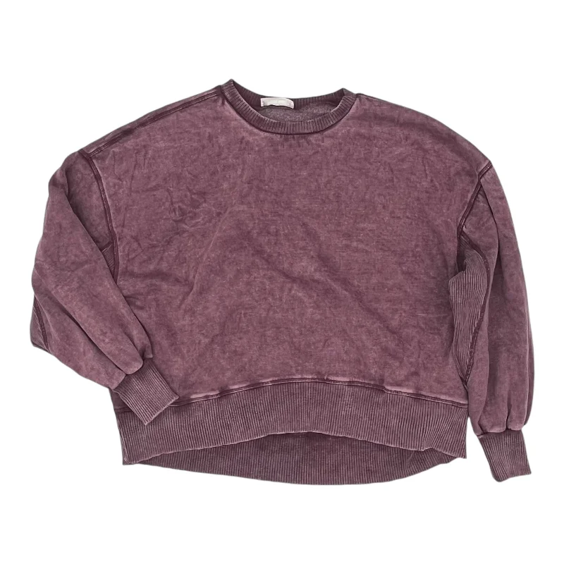 Epic Deals Sweatshirt Crewneck By Zenana Outfitters In Pink, Size:L
