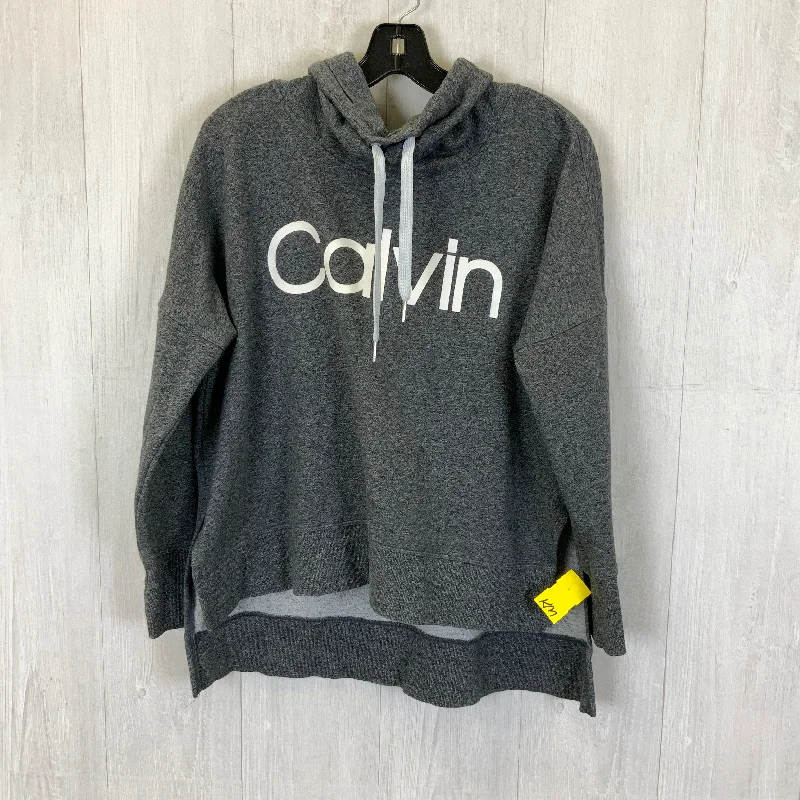 Value Deals Sweatshirt Hoodie By Calvin Klein In Grey, Size: L