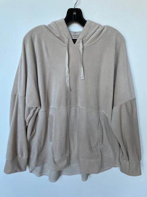 Great Deals Sweatshirt Hoodie By Donna Karan In Tan, Size: L
